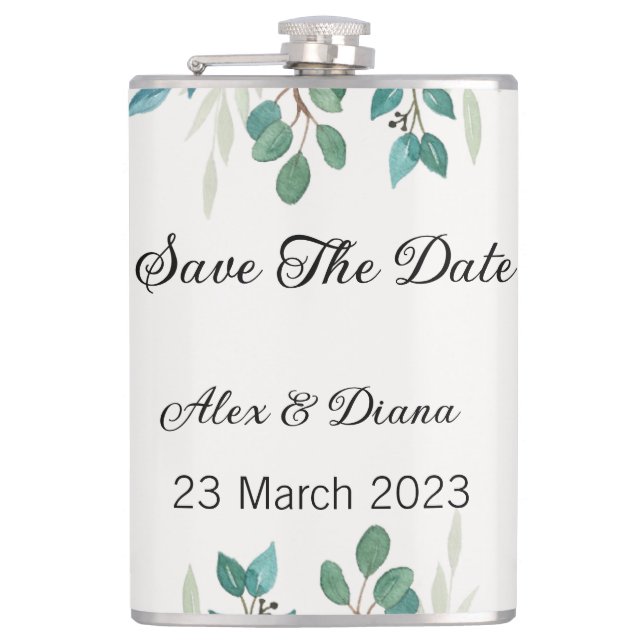 Utandning - Greenery Square sparar datum Fickplunta (Framsidan)