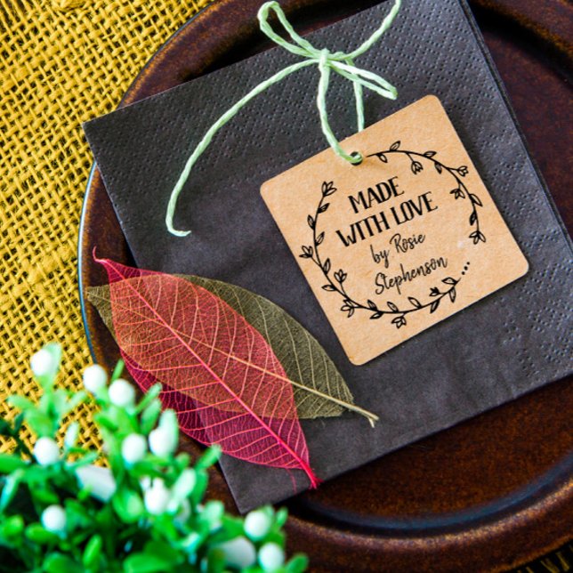 Utandning med hand plockade med Kärlek Stämpel (Skapare uppladdad)