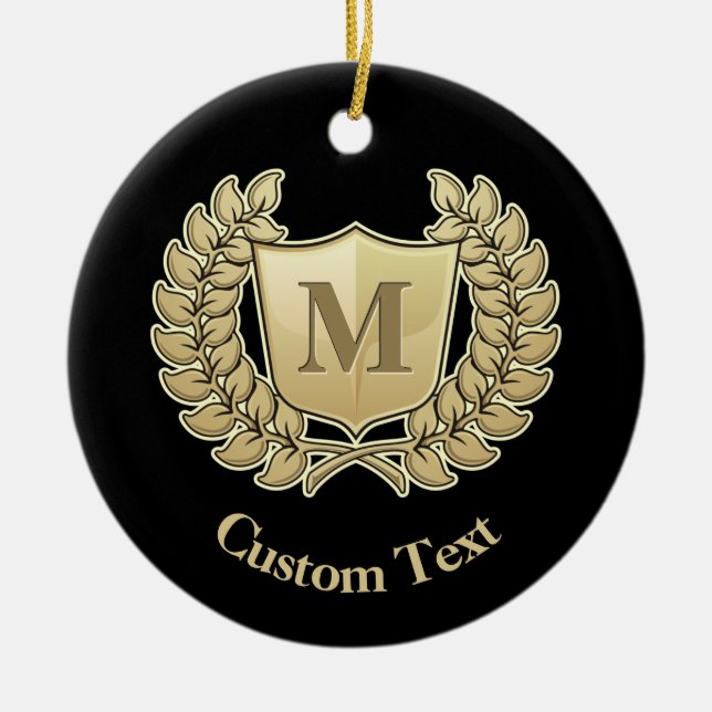 Utandning med Shield Julgransprydnad Keramik (Framsidan)