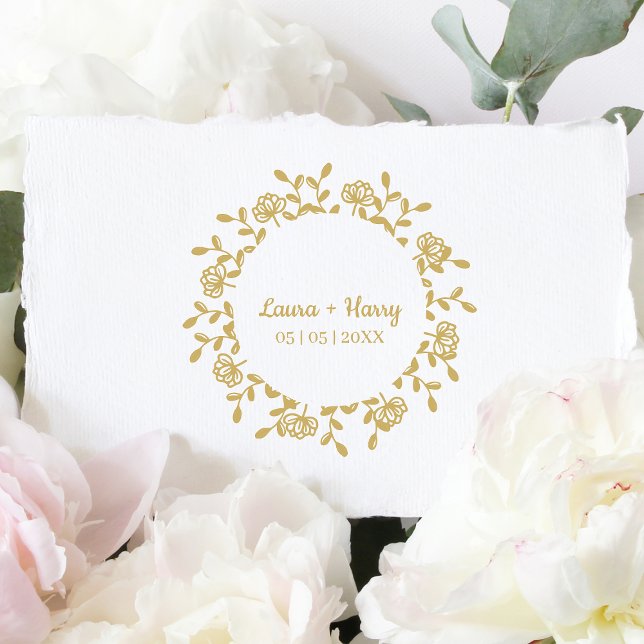 Utandning med Wildblommor i Svarta havet för Bröll Stämpel (Skapare uppladdad)