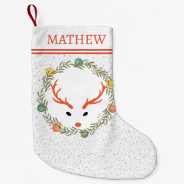 Utandning och renhet med Monogram Helgdag Liten Julstrumpa