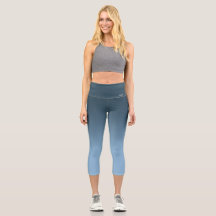 Utandning_Zon Blu-gradient Capri Leggings