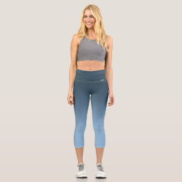 Utandning_Zon Blu-gradient Capri Leggings