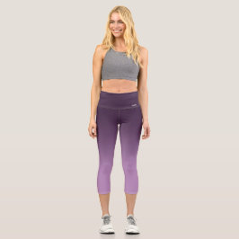 Utandning_Zon Lila Gradient Capri Leggings