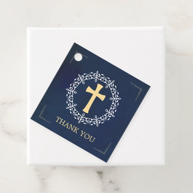 Utandningsbekräftelse för Blue Kor Gåvor Etiketter (På plats)