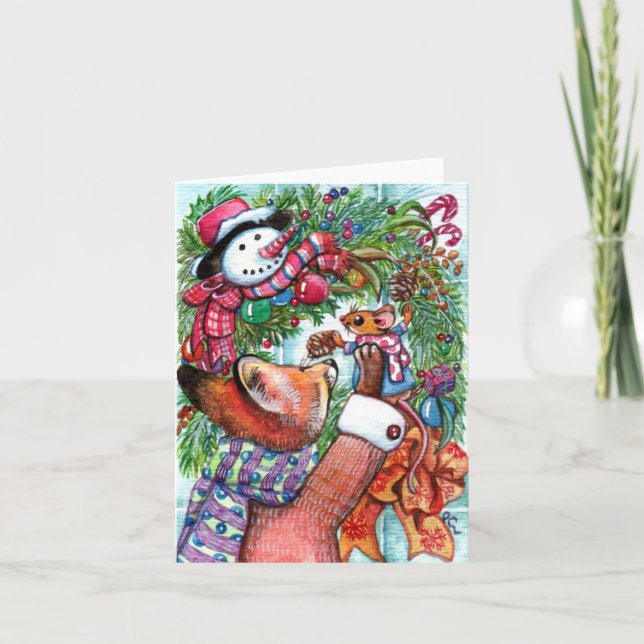 Utandningsdekoration Helgkort (Framsida)