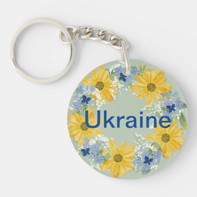 Utandningsdesign för ukrainska Blommigtar (Framsidan)