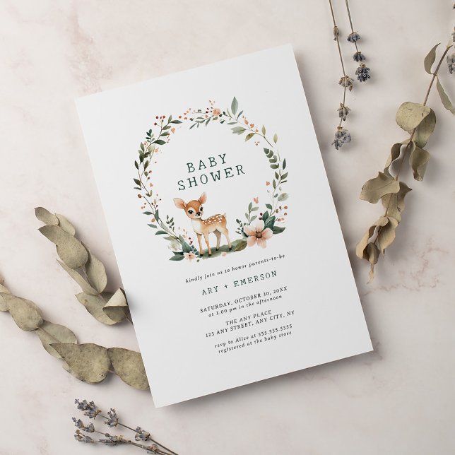 Utandningsskötare för Whimsique Woodland Inbjudningar (Skapare uppladdad)