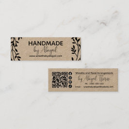 Utandningsventiler handgjorda | Affärskort för han Mini Visitkort