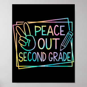 Utanför andra Klass förra dagen, sommaruppehållet  Poster