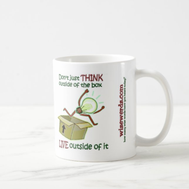 Utanför boxasmuggen - tända kaffemugg (Höger)