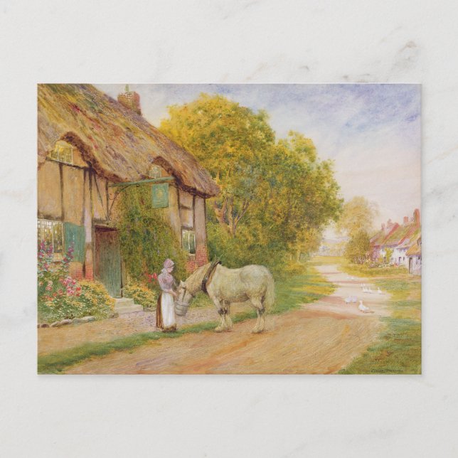 Utanför byn Inn Vykort (Framsida)