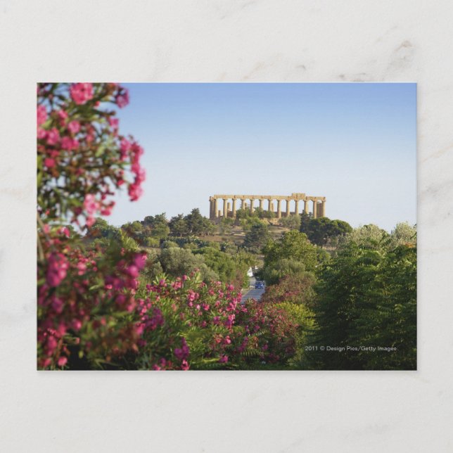 Utanför dalen på templerna vykort (Framsida)