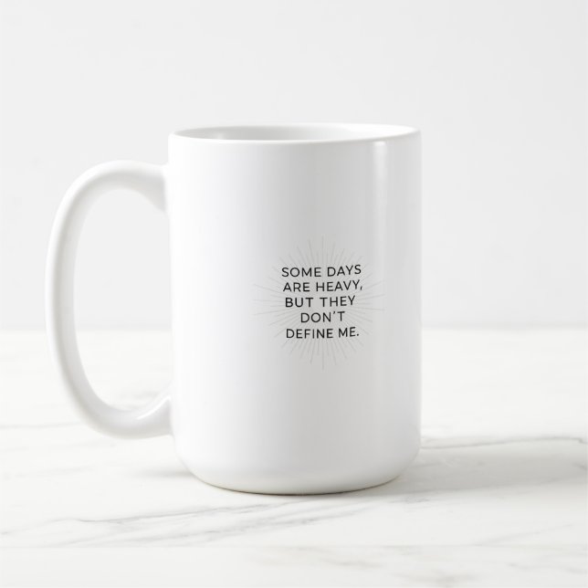 Utanför de tunga dagarna kaffemugg (Vänster)