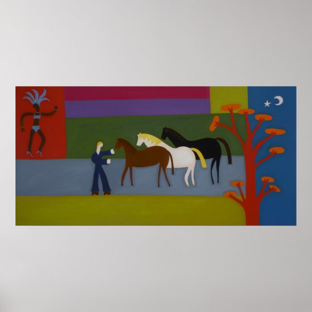 Utanför de Underbara Westerna studierna på höjdniv Poster (Framsidan)