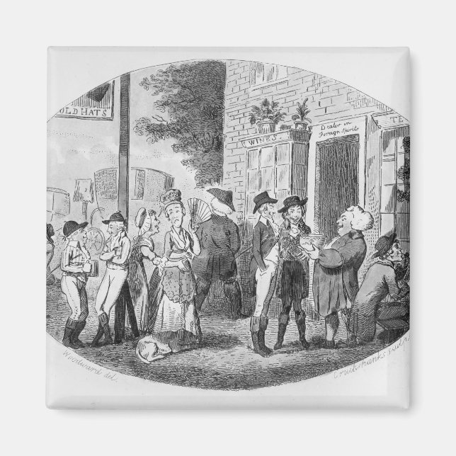 Utanför den gamla hattstumpen magnet (Framsidan)