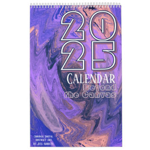 Utanför den ursprungliga Abstrakten på arbetsytan Kalender