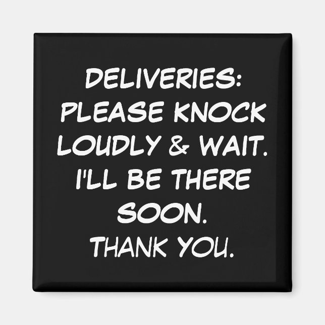 UTANFÖR DITT DÖRRADMAGNET GÖR SAK LÄTTARE MAGNET (Framsidan)