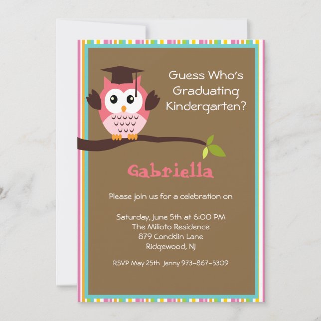 Utanför en inbjudan från Limb Kids Studenten (Framsida)