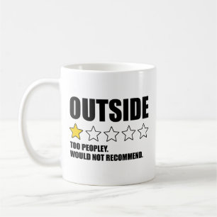 Utanför - för folk. Rekommenderar inte Kaffemugg