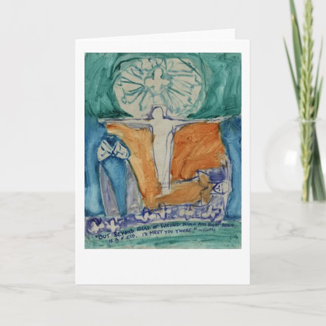 "Utanför föreställningar om missgärningar och rätt Kort (Framsida)