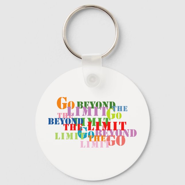 Utanför gränsen nyckelring (Framsida)