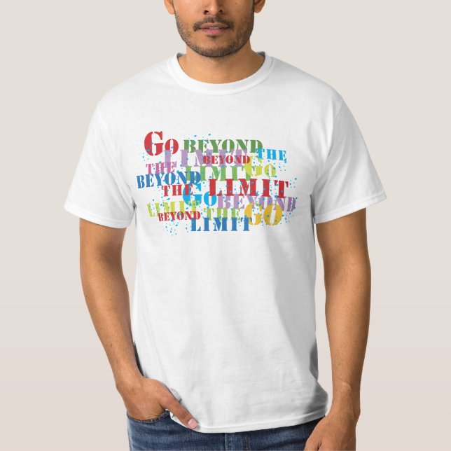 Utanför gränsen tee shirt (Framsida)