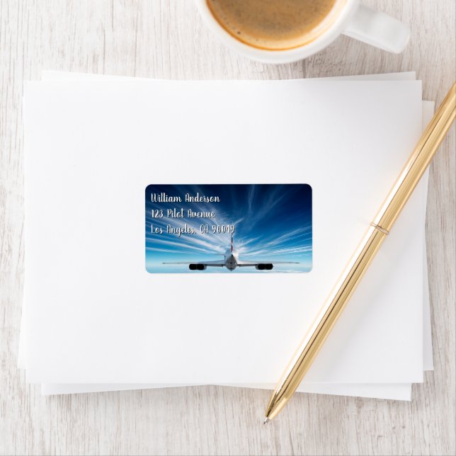 Utanför Horisont: Concorde from Behind Adressetikett (Insitu)