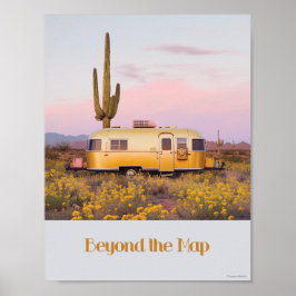 Utanför Karta Poster