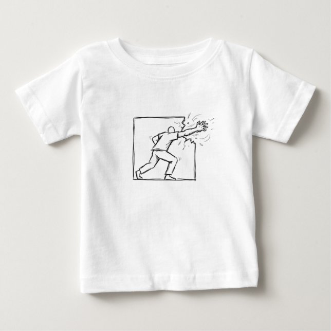 Utanför linjerna t shirt (Framsida)