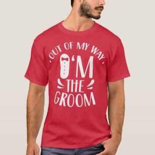 Utanför Min Väg Jag Är Brudgummen Säger Pojkarnas T Shirt