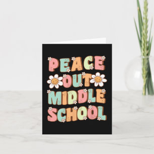 Utanför Mitten School Studenten Groovy förra dagen Kort