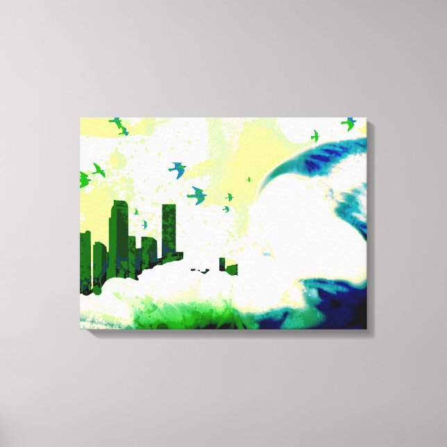 utanför räckvidden. canvastryck (Framsida)