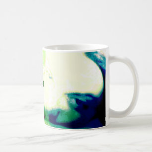 utanför räckvidden. kaffemugg
