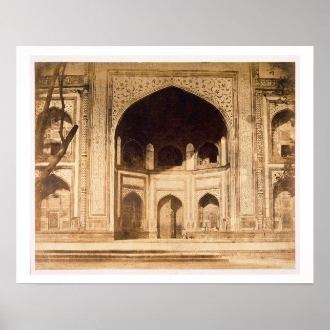 Utanför Taj Mahal, troligen illustrerad i "Ph Poster (Framsidan)
