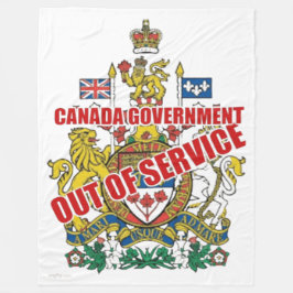 UTANFÖR TJÄNST FLEECEFILT