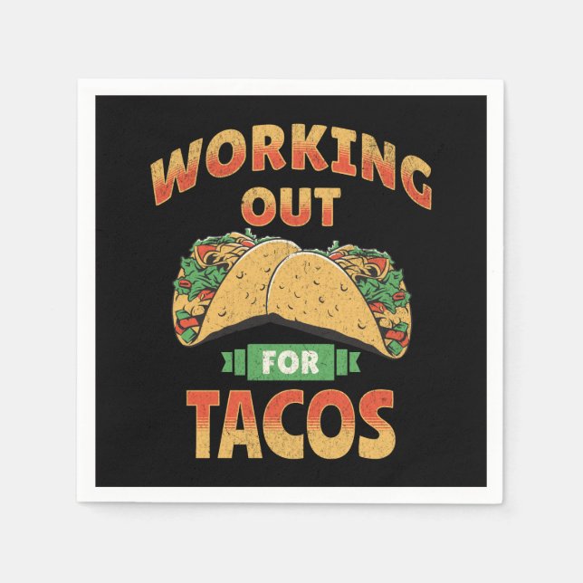 Utarbetande av Tacos Pappersservett (Framsidan)
