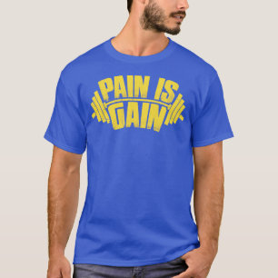 Utarbetning Mantra Pain är en Gain-design T Shirt
