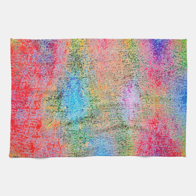 Utarmning av färg kökshandduk (Horisontell)