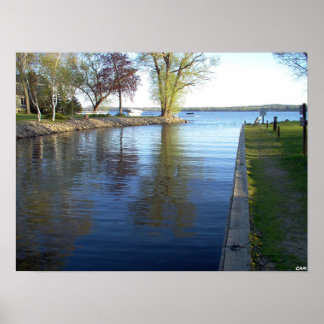 Utåt i öppningen poster