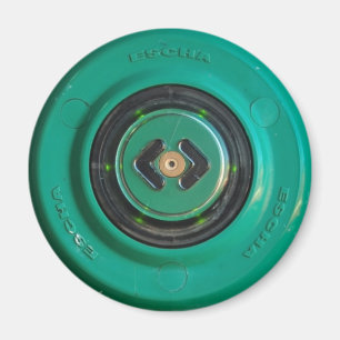 utbilda grönt för den öppna dörren knäppas magnet