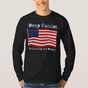 Utbilda och åtalade patrioter (mörk T) Tee