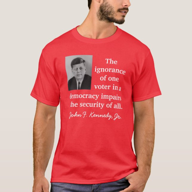 Utbilda sig Yourself, då rösta! T-shirt (Framsida)
