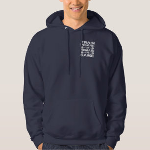 Utbilda sinnessjukt eller återstå samma - sweatshirt