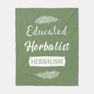 Utbildad herbalist fleecefilt