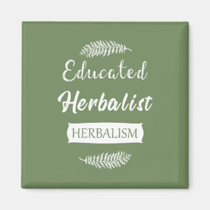 Utbildad herbalist magnet