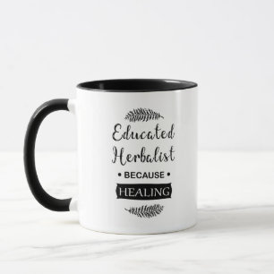 Utbildad herbalist mugg