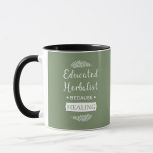 Utbildad herbalist mugg
