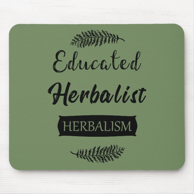 Utbildad herbalist musmatta (Framsidan)