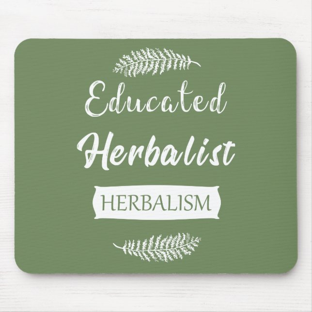 Utbildad herbalist musmatta (Framsidan)